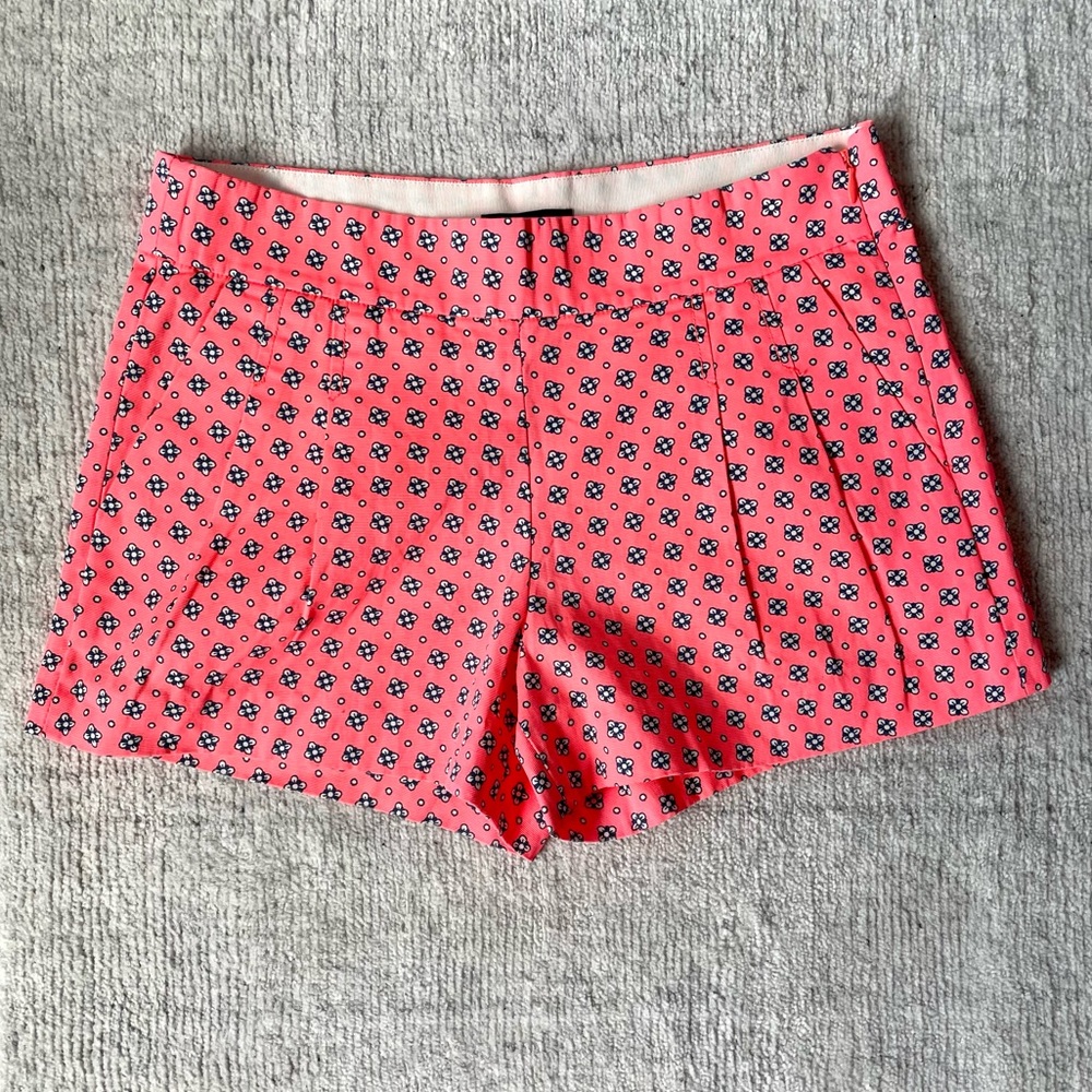 NWT! J. Crew Coral/Pink Floral Printed Shorts